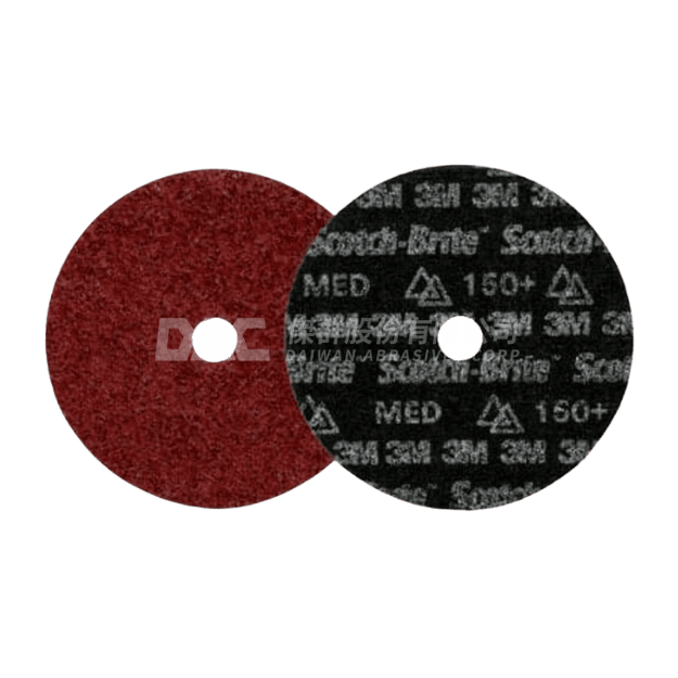 PHD重切削精密不織布研磨盤HD-DH MED 4 in x 5/8 in 150#